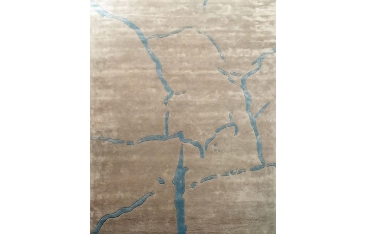 TAPIS MODERNE GRAPHIC MARBRE TURQUOISE